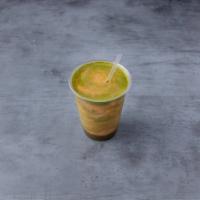 Green Apple Juice · Apple, strawberry, peach, mango, banana and kale.