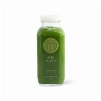 The Flatiron Juice · Spinach, green apple, celery, cucumber, ginger, and lemon.