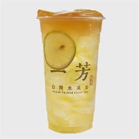 Cold Aiyu Jelly Lemon Green Tea · Aiyu Lemon Jelly Green Tea is made with freshly squeezed lime juice blended with our signatu...