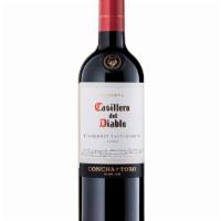 Casillero Del Diablo Cabernet Sauvignon, 750mL (13.5% ABV) · Deep ruby color with strong aromas of red berry fruit lend themselves to a fresh palate. Med...