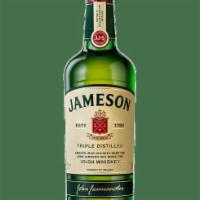 750 ml. Jameson Irish Whiskey · Must be 21 to purchase. 40.0% ABV. Irish whiskey, triple distilled.
