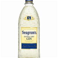 Seagram's Extra Dry Gin, 750mL (40.0% ABV) · Made with 100% grain neutral spirit and botanicals, then aged in oak casks. Fruity aroma wit...