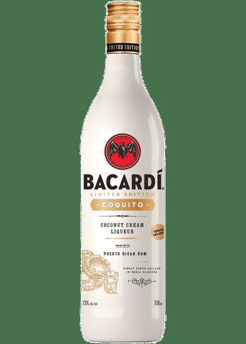 Bacardi Coquito Cream Liqueur, 750mL (13.0% ABV) · Coquito, meaning 