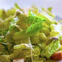 Caesar Salad · Comes with focaccia croutons and Parmesan cheese.