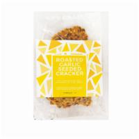Roasted Garlic Seeded Cracker · Roasted Garlic, Sunflower Seeds, Sesame Seeds, Flax Seeds, Corn, Oregano, Cumin, Olive Oil, ...