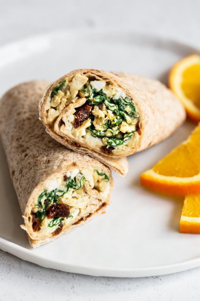 1. Healthy Request Wrap · 3 egg whites and fresh turkey on a whole wheat wrap.