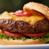 Hamburger with Cheese · A hamburger is a food, typically considered a sandwich, consisting of one or more cooked pat...