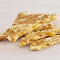 5. Four-Cheese Quesadilla · Cheddar cheese, Jack cheese, mozzarella and Swiss cheese.
