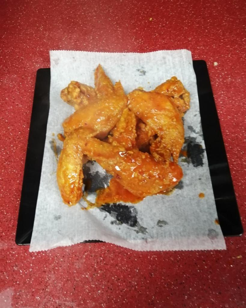 13. Hot Chicken Wings · Hot and spicy.