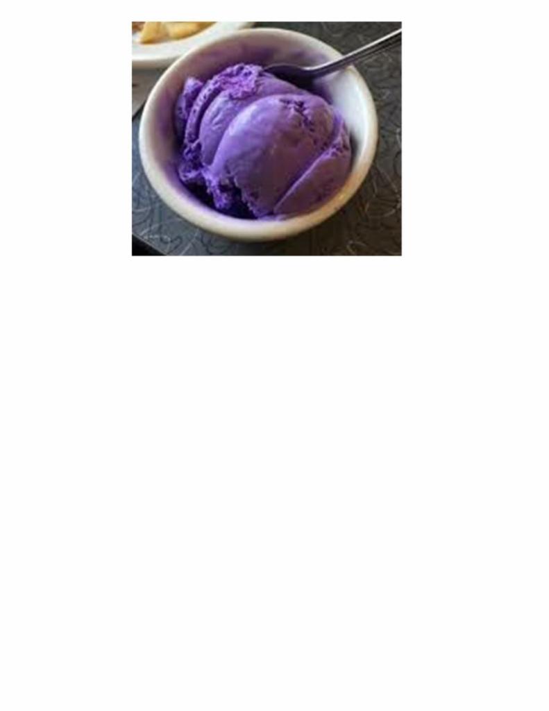 Purple Cow Gummy Bear · Purple Cow Custard comes from Purple Cows!  This grape creamy custard had Gummy Bears blended in with it.  Its Purplicious!