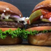 2 Angus Beef Burger Special · Two Burgers with a 4 oz. Freshly ground 100% Angus beef burgers , juicy patty and a choice o...