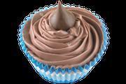 Chocolate Heaven Cupcakes · Chocolate ice cream with chocolate cake topped with fudge and a Hershey's Kiss!