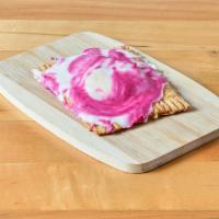 Lemon Blueberry Pop Tart · Flakey pastry filled with fruity and tart Lemon blueberry jam and covered with made from scr...