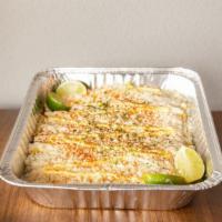 Family Packs - Classic Elotes · Our family meals are perfect for satisfying everyone's craving! This tray is approximately 4...