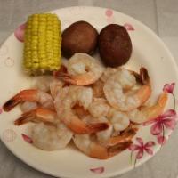 Large shrimp plate(steam) · Shrimp