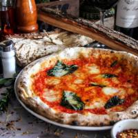 Regina Margherita Pizza Lunch · Crushed san Marzano tomatoes, buffalo mozzarella, grated Parmiggiano, extra virgin olive oil...