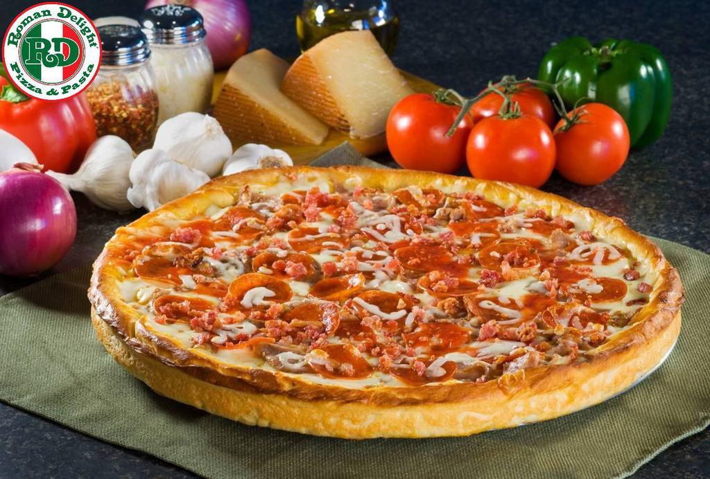 Roman Delight Pizza · Dinner · Italian · Lunch · Pizza
