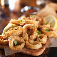 Fried Calamari · Tender calamari, lightly breaded, and deep fried.