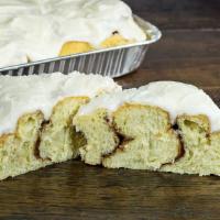 Cream Cheese Cinnamon Roll 4 pack · Our cinnamon rolls are hand-rolled, filled with cinnamon and butter, and bursting with flavo...