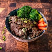 Beef Tenderloin Gluten-Free Teriyaki Bowl · Beef tenderloin teriyaki with choices of steam rice or brown rice.