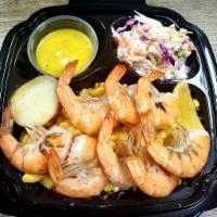 Boiled Heavy Shrimp Mac and Cheese Bowl · Boiled Head-off Shrimp with Special Creamy Cajun / lemon pepper sauce with Mac and Cheese Bo...