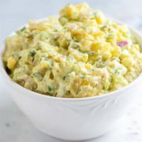 Southern Style Potato Salad with or without Egg · A tasty combination of fresh potatoes, relish red peppers, diced celery, mustard, farm-fresh...