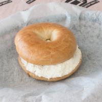 Bagel with Cream Cheese Breakfast · 