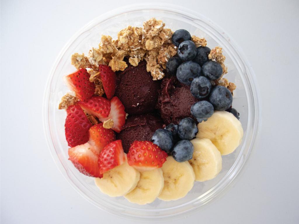 BYO Acai Bowl · Enjoy our organic acai with up to 4 toppings of your choice!