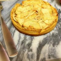 Tarte aux Pommes · French apple tart baked in a pastry crust.