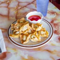 4. Fried Wonton · 12 pieces. Comes with small sweet and sour sauce.

