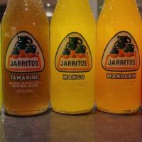 Jarritos · Mexican soda. Mandarin, tamarind, pineapple, sangria, mango, fruit punch.