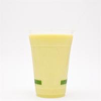 PINEAPPLE EXPRESS LITE SMOOTHIE · Coconut h2O, spinach, coconut meat, pineapple, celery, cilantro