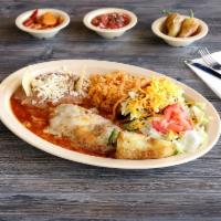 12. Juan Great Crispy Taco & Chile Relleno · Stiffed chili pepper.