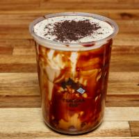 Caramel Bubble Milk Black Tea with Oreo and Milk Foam · 700ml