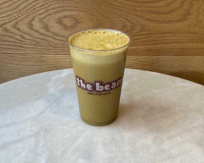 FAT BURNER JUICE · Orange, kale, pineapple, lemon, cayenne pepper and ginger.