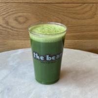 GREEN BEAN JUICE · Romaine, apple, Swiss chard, celery, parsley, spinach, cucumber and kale.