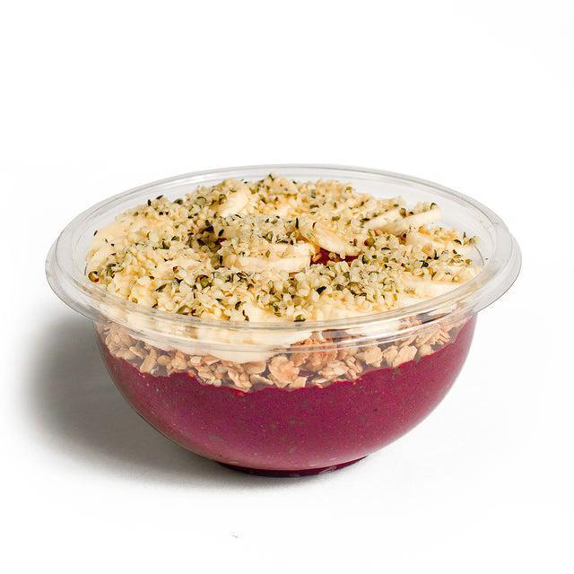 THE CROSS · Almond milk, acai berry puree, fresh banana, kale and spinach topped with granola, fresh bananas and hemp seed.