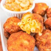 Mac and Cheese Bites · Chef's special blend, elbow pasta, chipotle aioli.