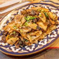Home Fried Potatoes with Mushrooms · 