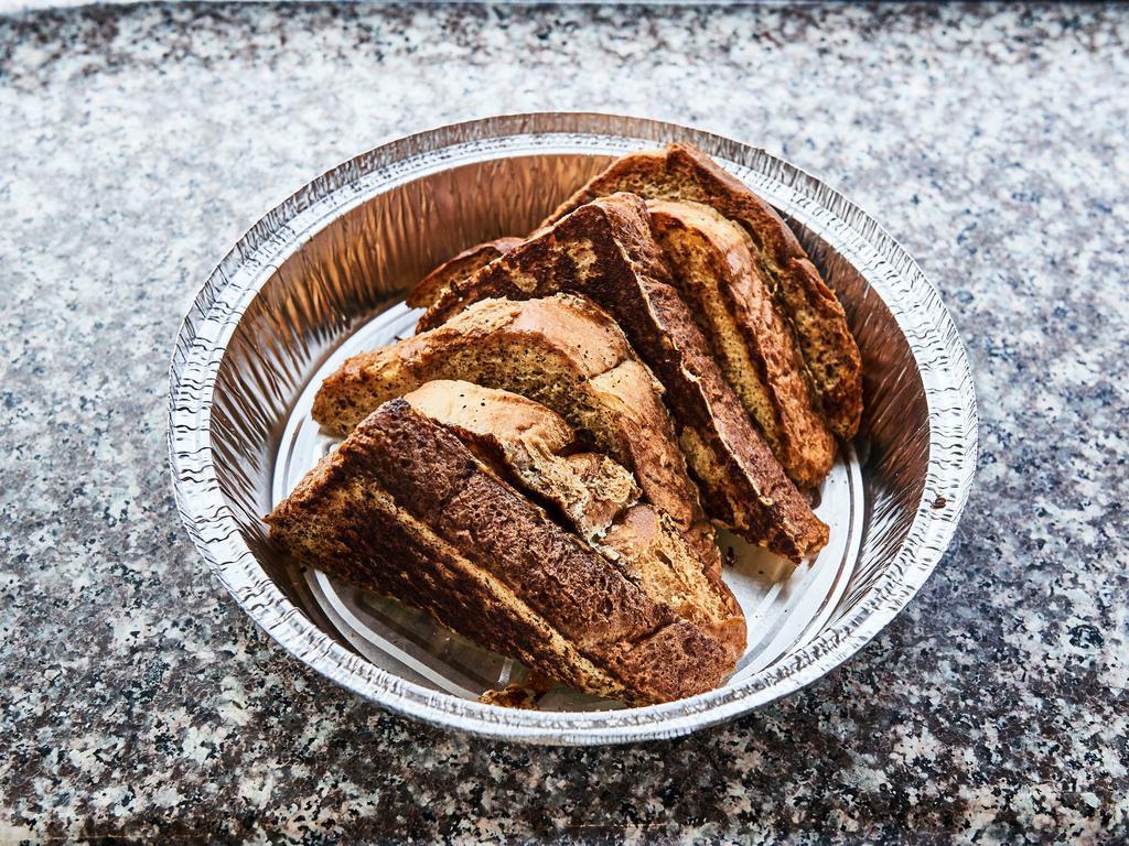 French Toast · 3 slices of grilled French toast.