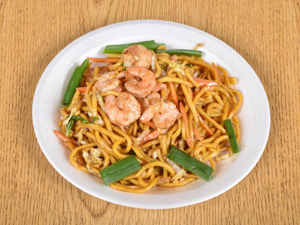 30. Shrimp Lo Mein · Soft noodles. 