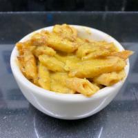 Mac and Cheese · Nut free, soy free, gluten free, red lentil penne.