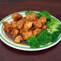 S8. General Tso's Chicken · Hot and spicy.