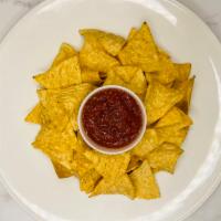 Chips and Salsa · Fresh tortilla chips with a side of salsa. 