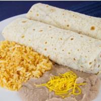 #2. Carne Asada Burrito Plate · 