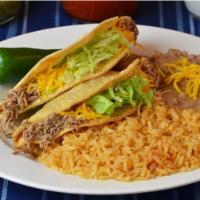 #4. Two Beef Tacos Plate · 