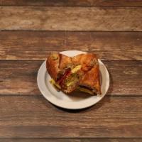 Brooklyn Heights Sandwich · Turkey bacon, egg, fontina cheese melted on croissant.