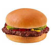 Kids Hamburger · One 100% beef patty, pickles, ketchup and mustard served on a warm toasted bun.