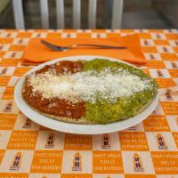 Pollo Huarache · Chicken.