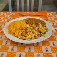 Huevos a la Mexicana · Egg with tomato, onion, and jalapeno
